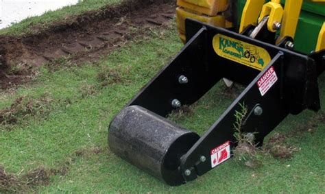 mini skid steer to remove grass|mini turf cutter attachment.